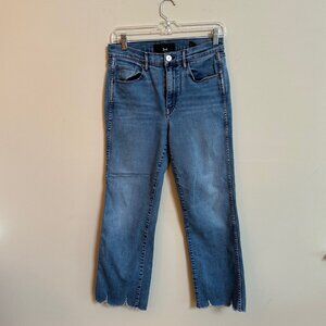 3x1 Mid-Rise Raw Hem Cropped Jeans – Made in NYC – Style 1765 – 27" Waist